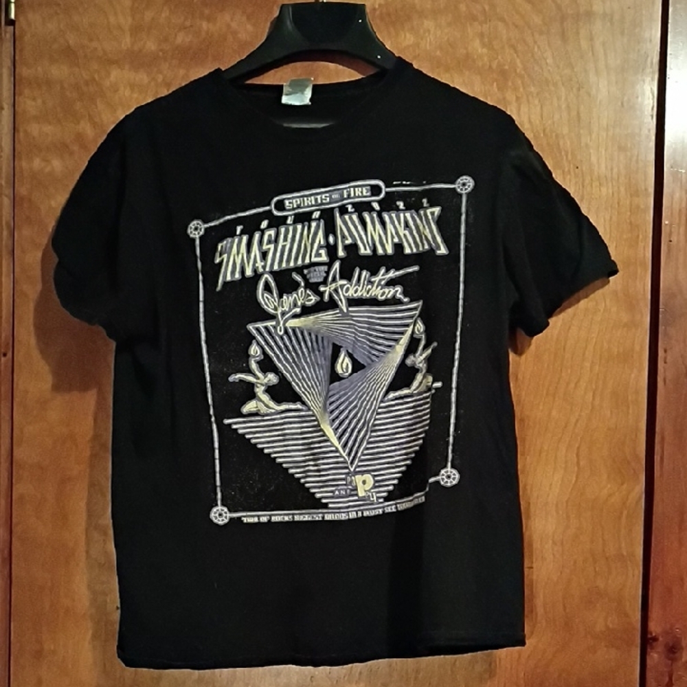 Black Graphic Band T-Shirt